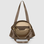 Italian Genuine Suede & Full-Grain Leather Tote Bag | Varese