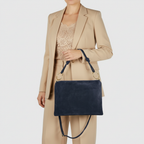 Italian Genuine Suede Shoulder Bag 171551