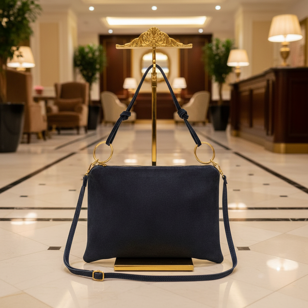 Italian Genuine Suede Shoulder Bag 171551