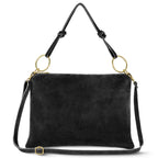 Italian Genuine Suede Shoulder Bag 171551