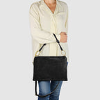 Italian Genuine Suede Shoulder Bag 171551