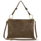 Italian Genuine Suede Shoulder Bag 171551