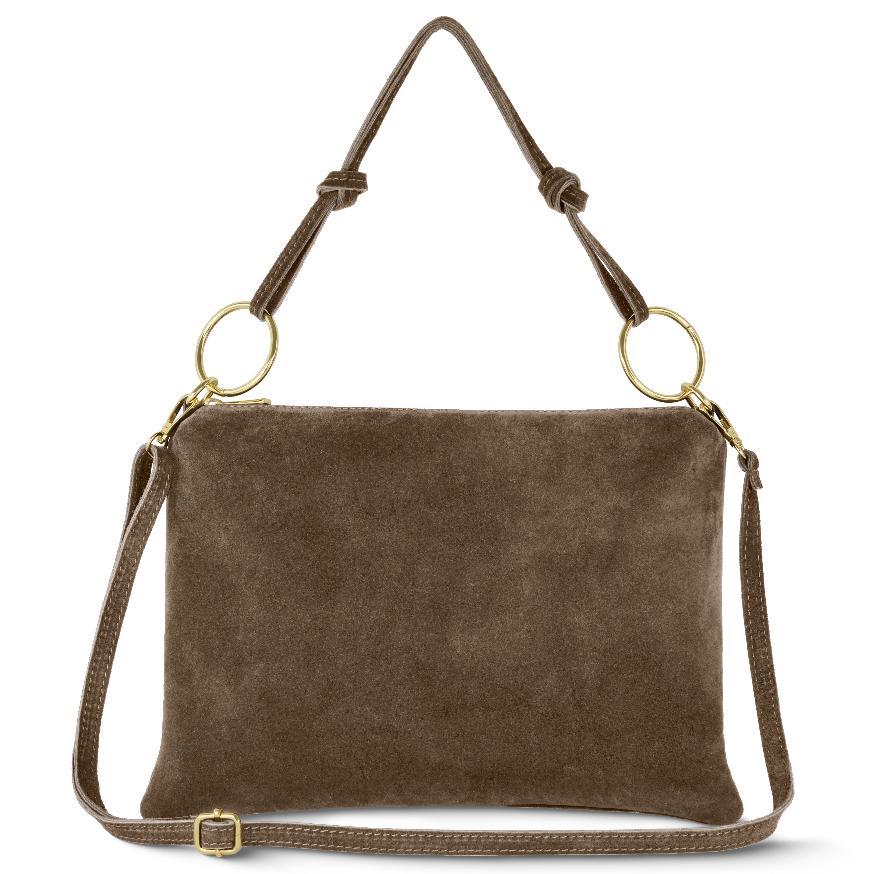 Italian Genuine Suede Shoulder Bag 171551