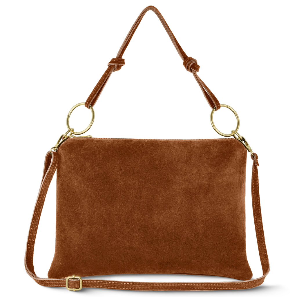 Italian Genuine Suede Shoulder Bag 171551