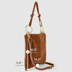 Italian Genuine Suede Shoulder Bag 171551