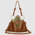 Italian Genuine Suede Shoulder Bag 171551