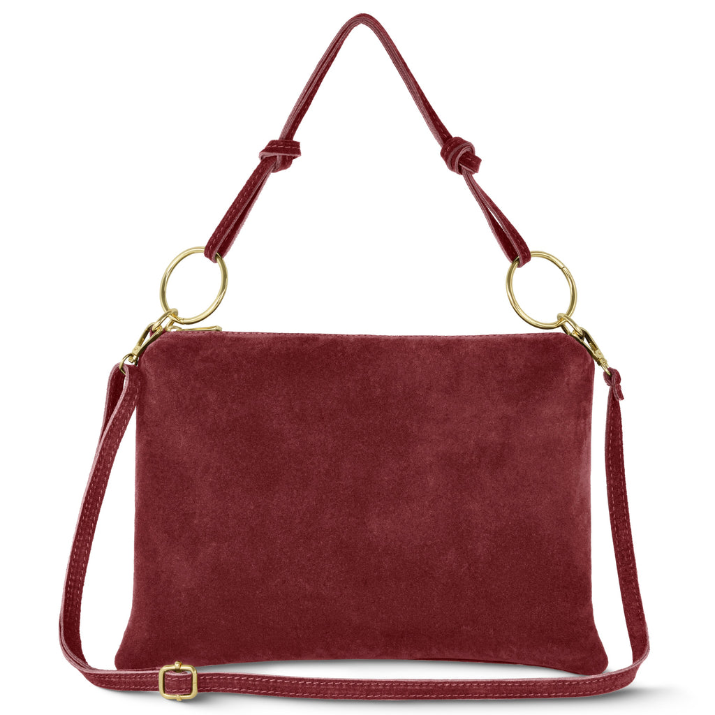 Italian Genuine Suede Shoulder Bag 171551