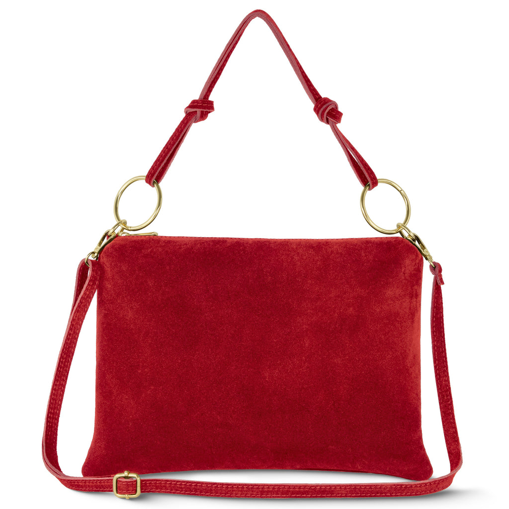 Italian Genuine Suede Shoulder Bag 171551
