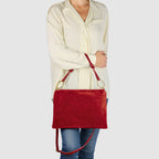 Italian Genuine Suede Shoulder Bag 171551