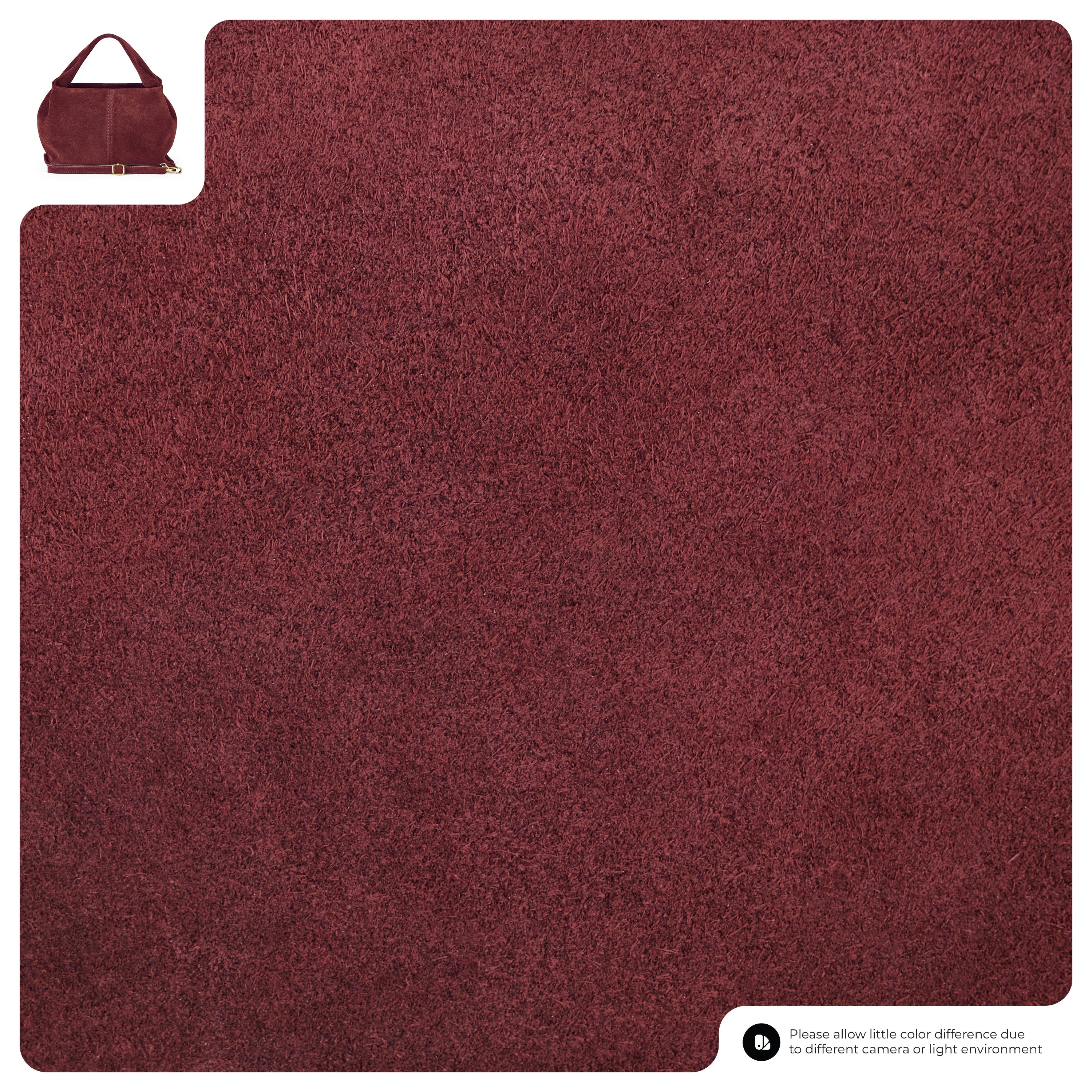 Italian Genuine Suede Shoulder Bag 312940