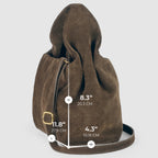 Italian Genuine Suede Shoulder Bag 312940