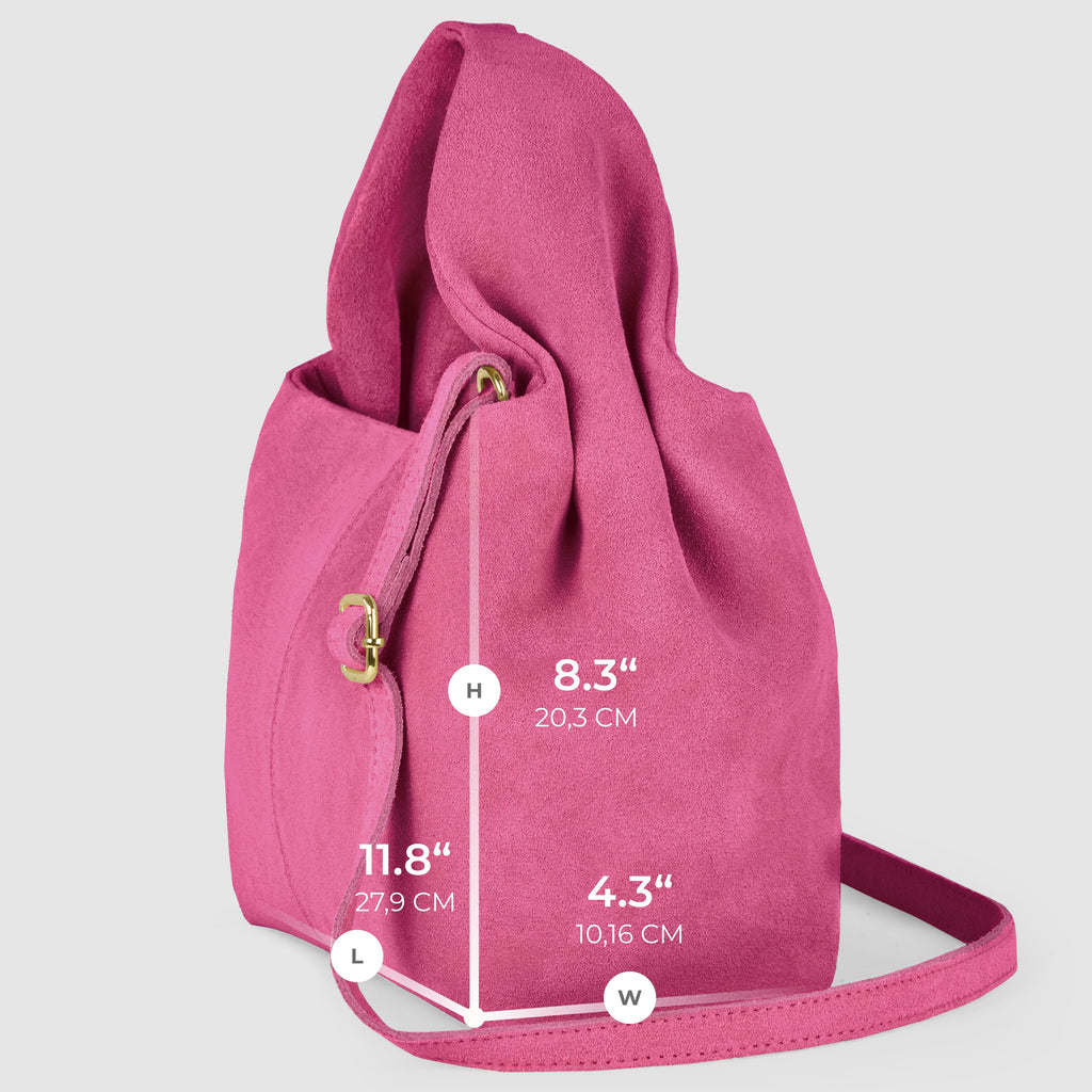 Italian Genuine Suede Shoulder Bag 312940