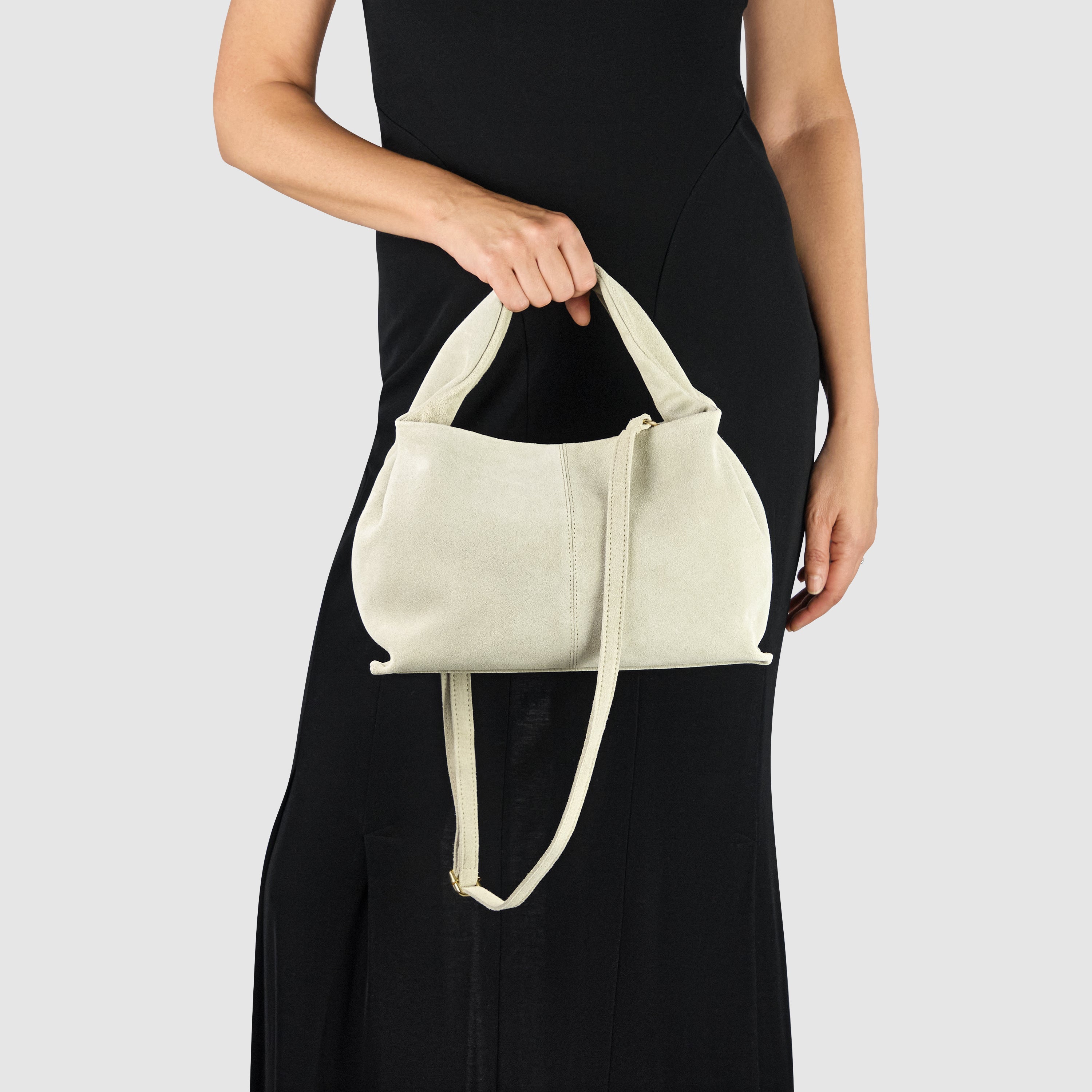 Italian Genuine Suede Shoulder Bag 312940