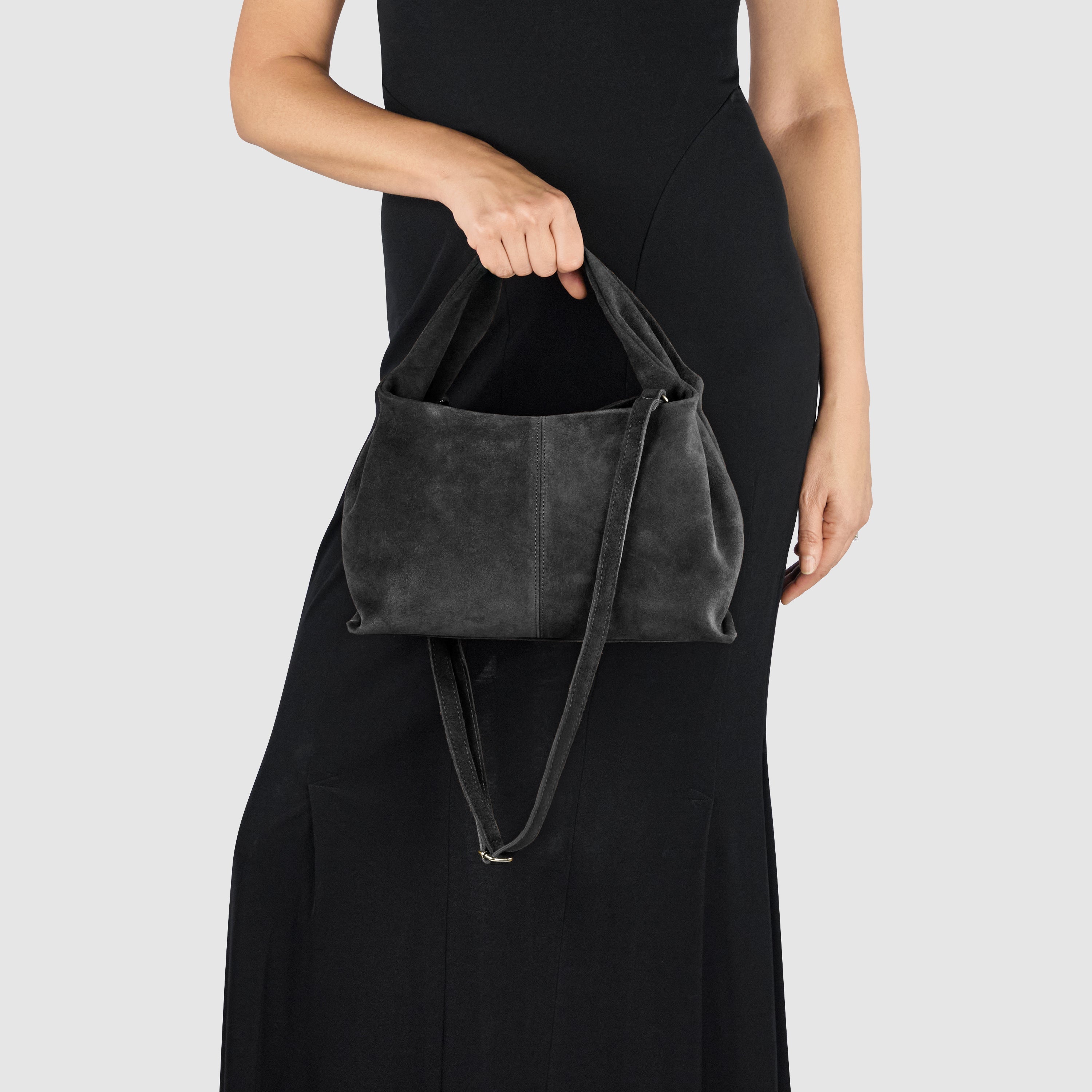 Italian Genuine Suede Shoulder Bag 312940
