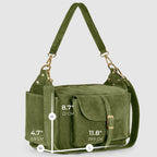 Italian Genuine Suede Shoulder Bag 323040