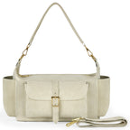 Italian Genuine Suede Shoulder Bag 323040