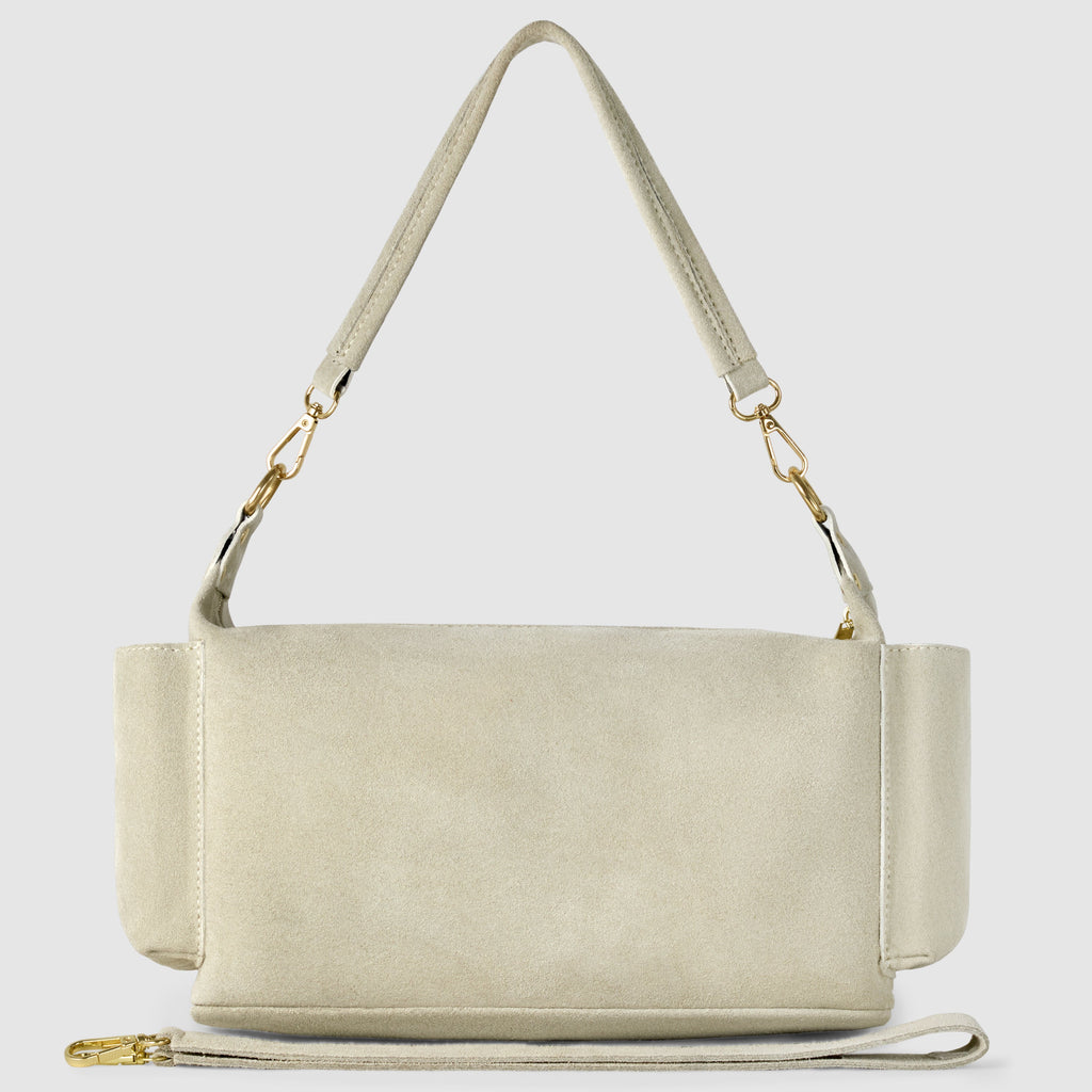 Italian Genuine Suede Shoulder Bag 323040