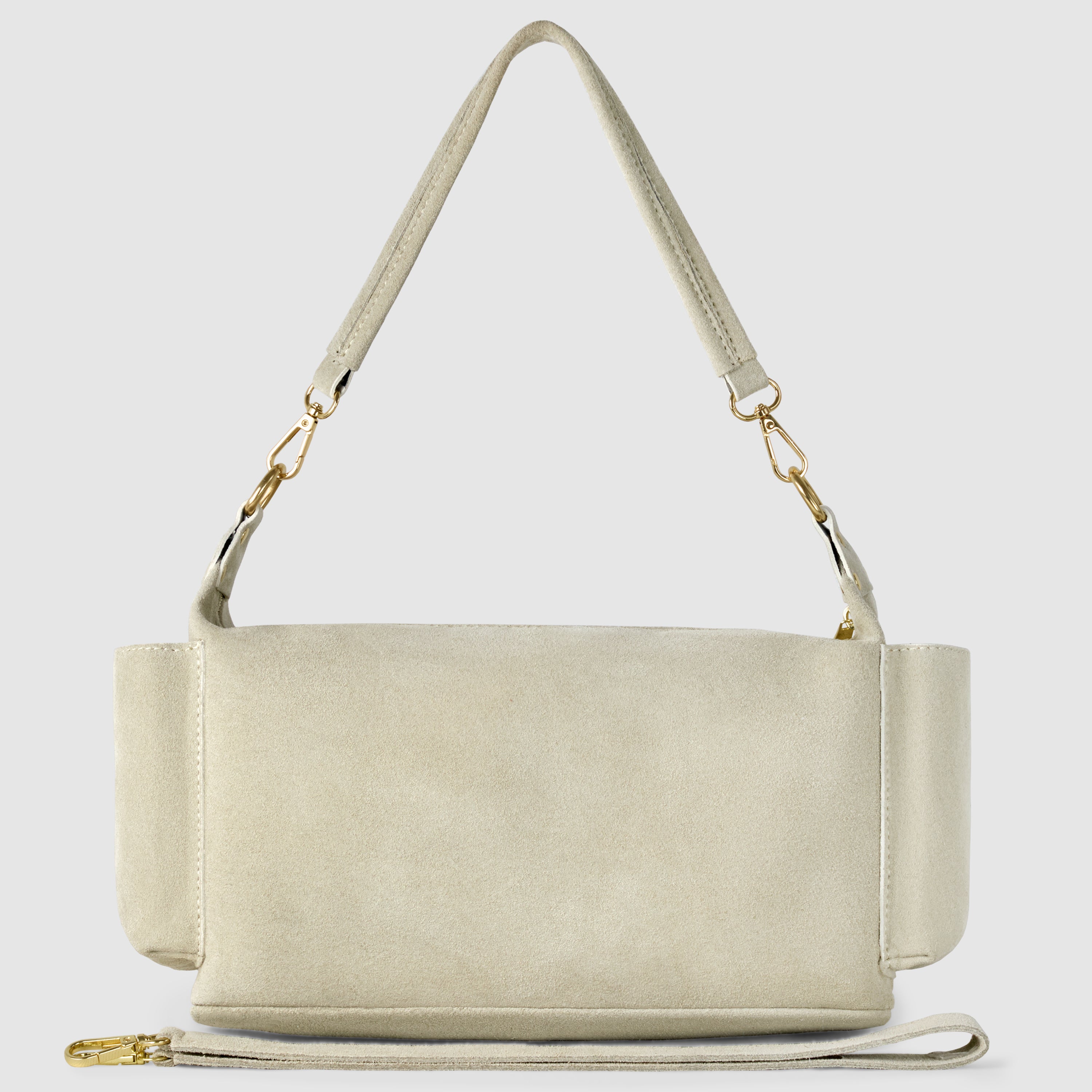 Italian Genuine Suede Shoulder Bag 323040