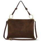 Italian Genuine Suede Shoulder Bag 171551