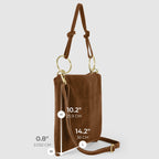 Italian Genuine Suede Shoulder Bag 171551