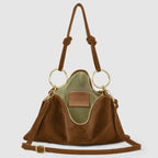Italian Genuine Suede Shoulder Bag 171551