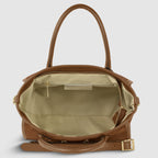 Italian Genuine Suede Top-Handle Bag 292711