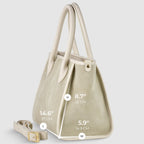 Italian Genuine Suede Top-Handle Bag 292711