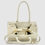 Italian Genuine Suede Top-Handle Bag | Novara