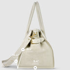 Italian Genuine Suede Top-Handle Bag 413912