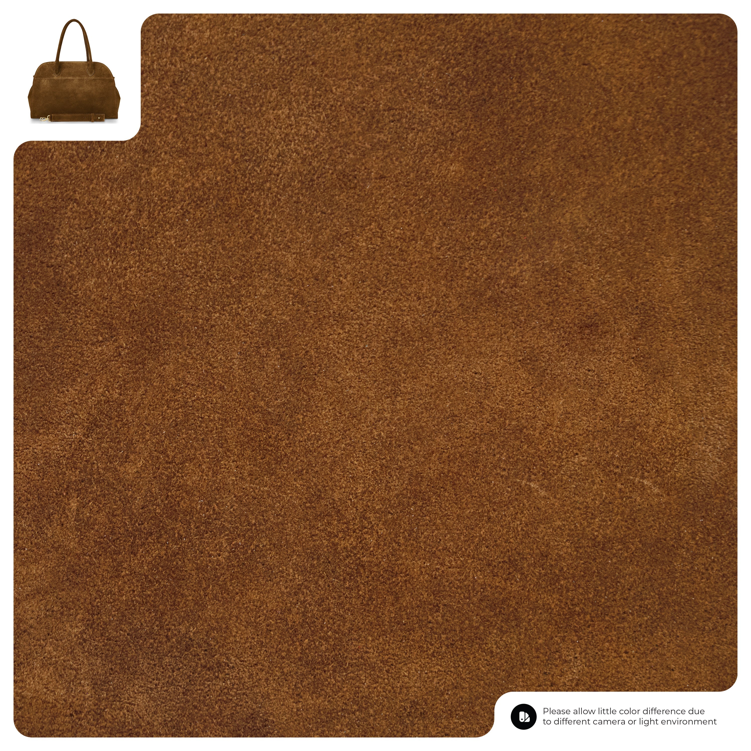 Italian Genuine Suede Top-Handle Bag 413912