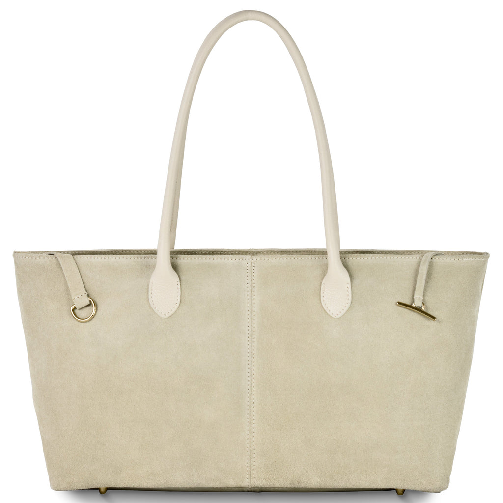 Italian Genuine Suede Tote Bag 242235