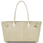 Italian Genuine Suede Tote Bag 242235
