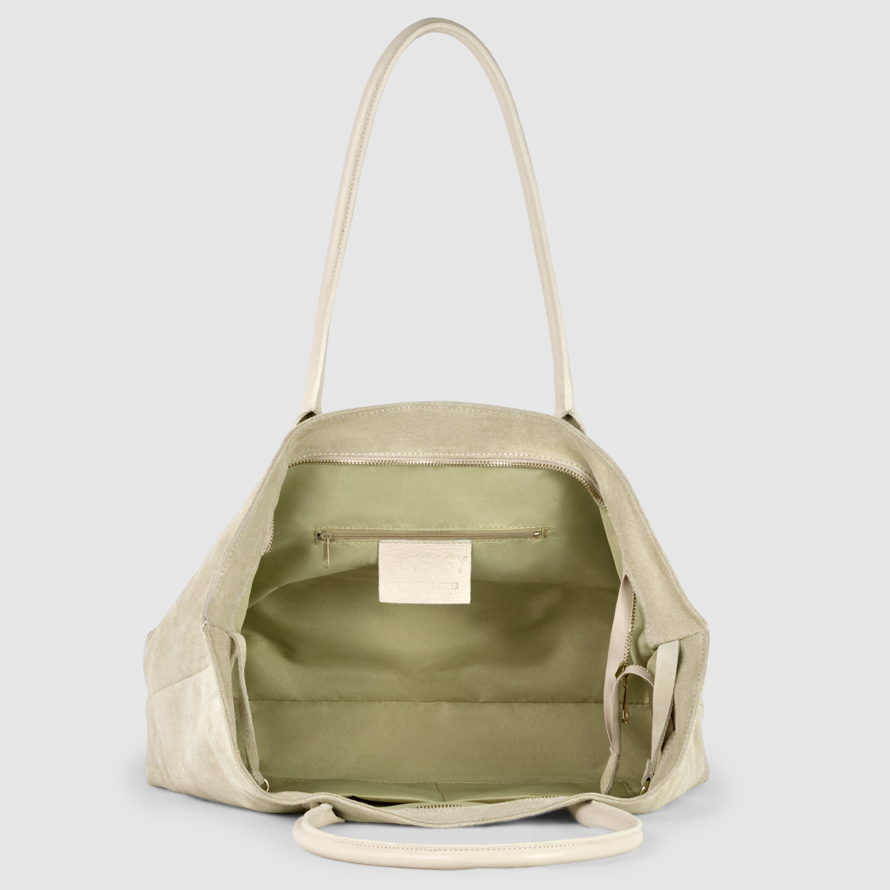Italian Genuine Suede Tote Bag 242235