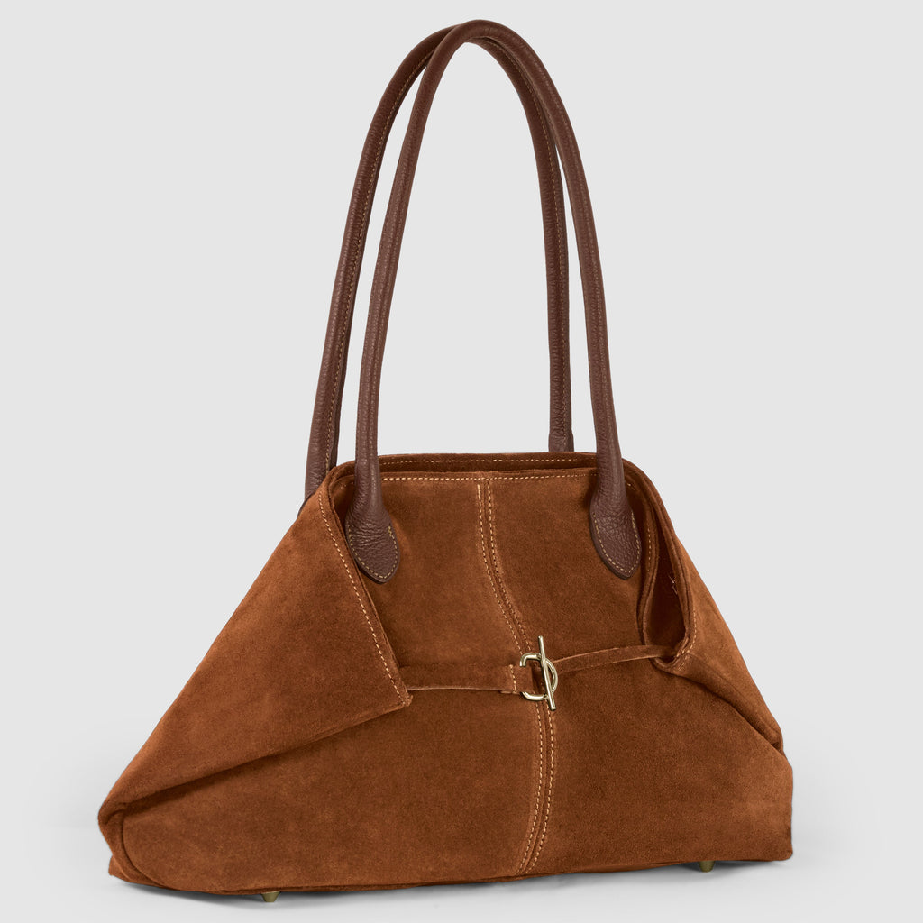 Italian Genuine Suede Tote Bag 242235