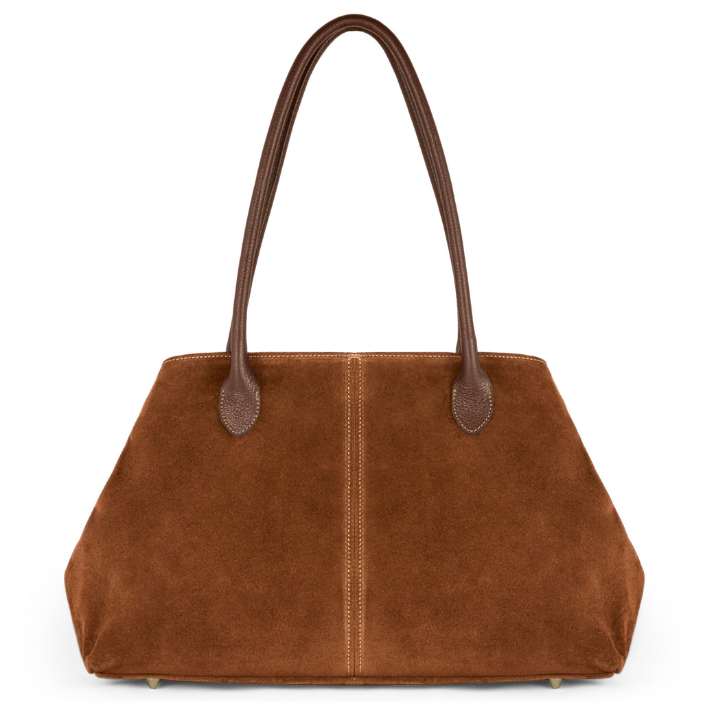 Italian Genuine Suede Tote Bag 242235