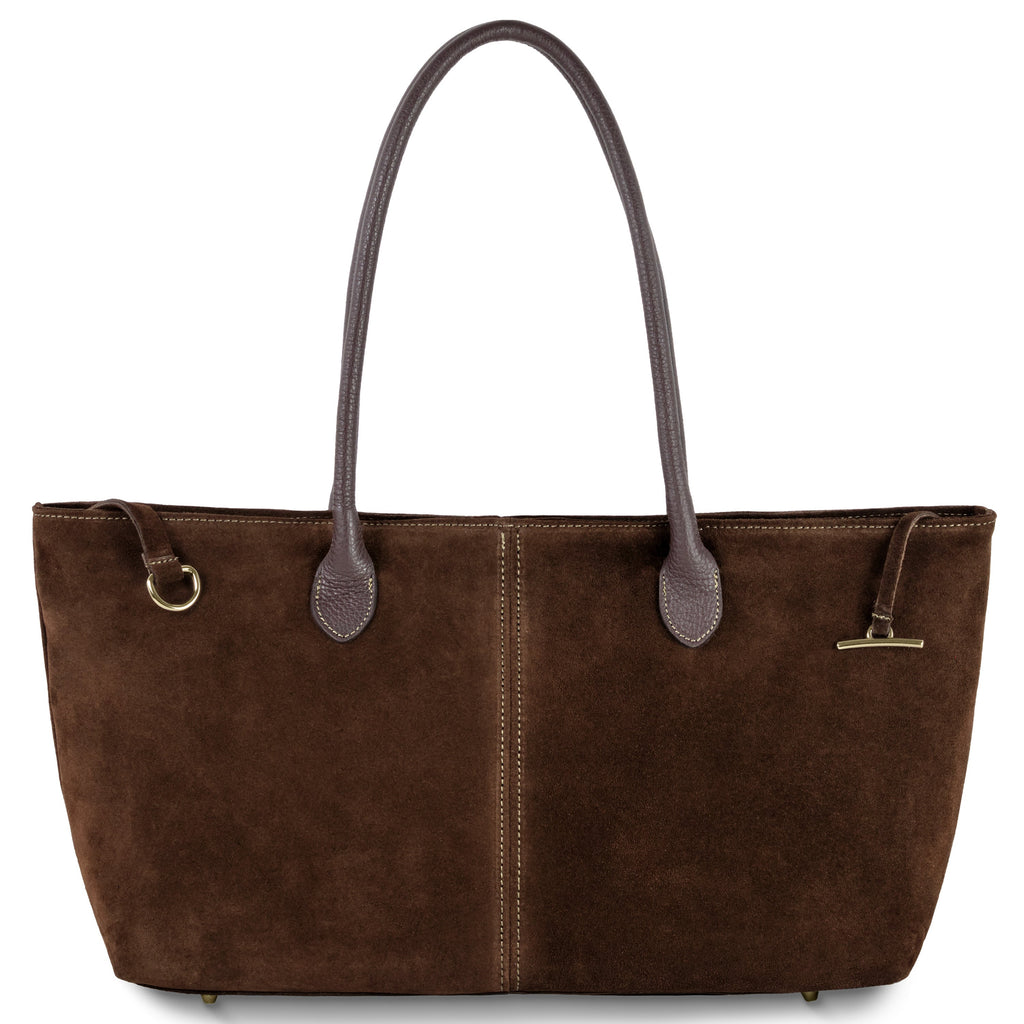 Italian Genuine Suede Tote Bag 242235