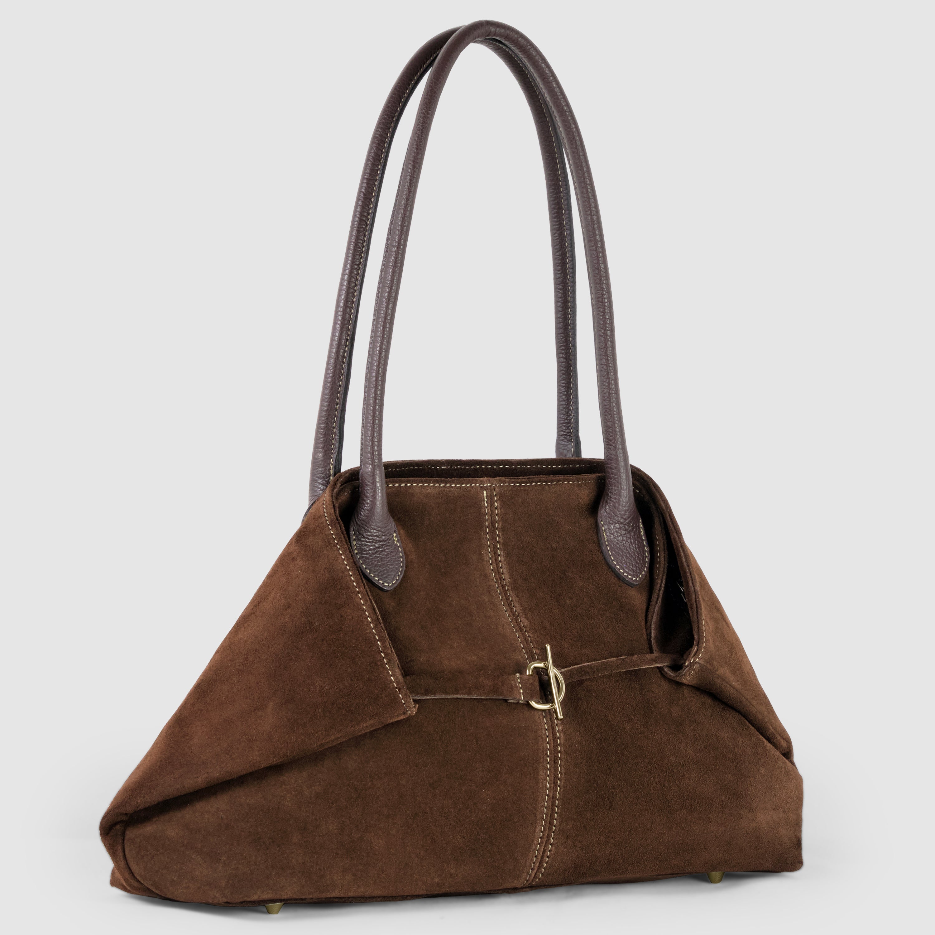 Italian Genuine Suede Tote Bag 242235