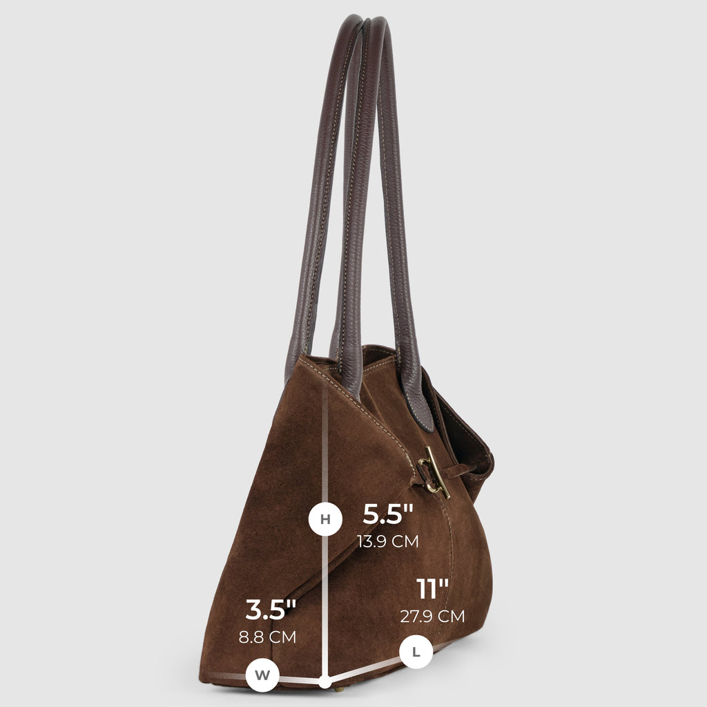 Italian Genuine Suede Tote Bag 242235