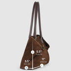 Italian Genuine Suede Tote Bag 242235