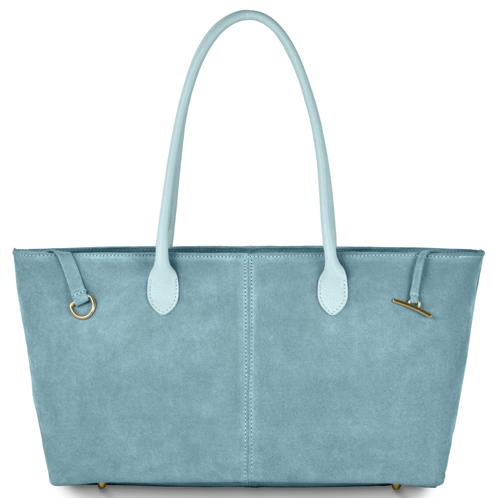 Italian Genuine Suede Tote Bag 242235