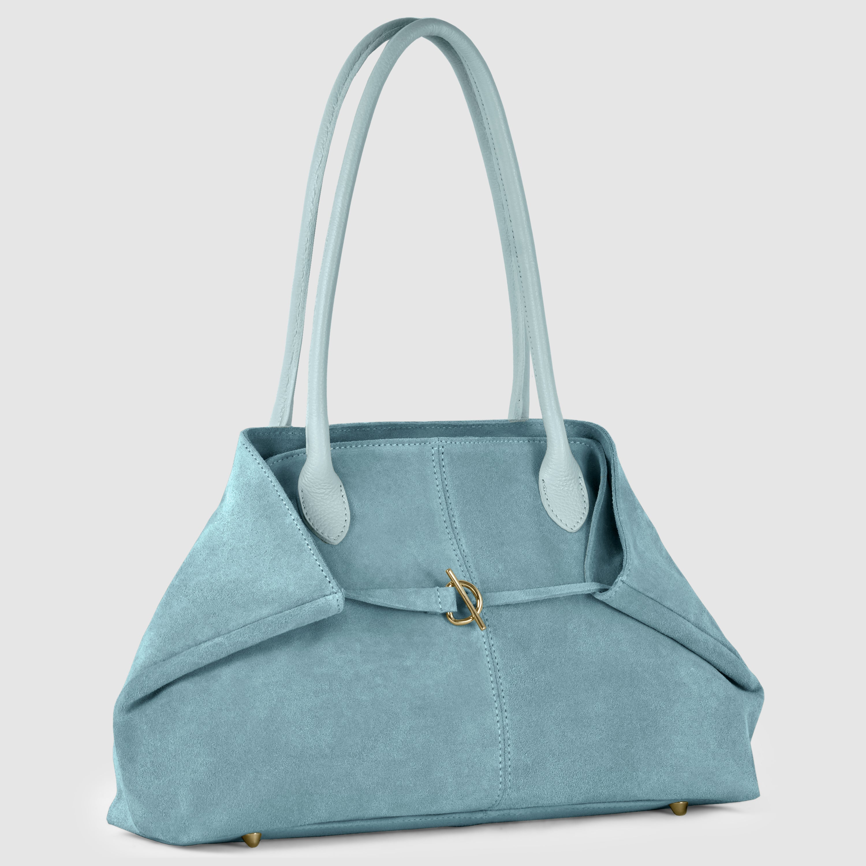 Italian Genuine Suede Tote Bag 242235