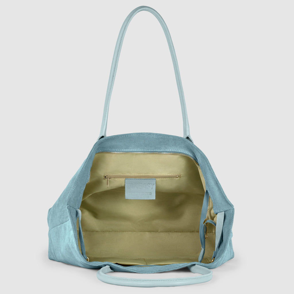 Italian Genuine Suede Tote Bag 242235