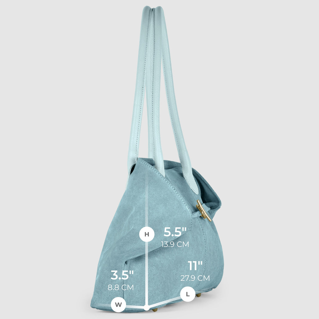 Italian Genuine Suede Tote Bag 242235