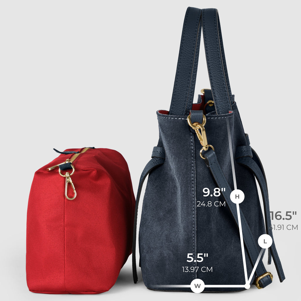 Italian Genuine Suede Tote Bag 292730