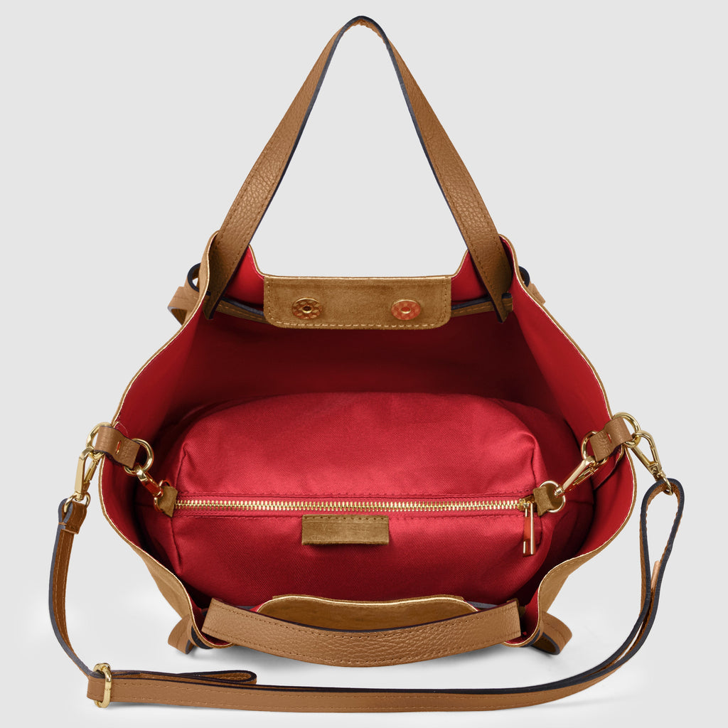 Italian Genuine Suede Tote Bag 292730