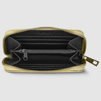 Italian Genuine Woven-Embossed Metallic Suede Wallet | Pesaro
