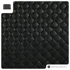 Italian Genuine Woven-Embossed Metallic Suede Wallet | Pesaro
