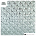 Italian Genuine Woven-Embossed Metallic Suede Wallet | Trento