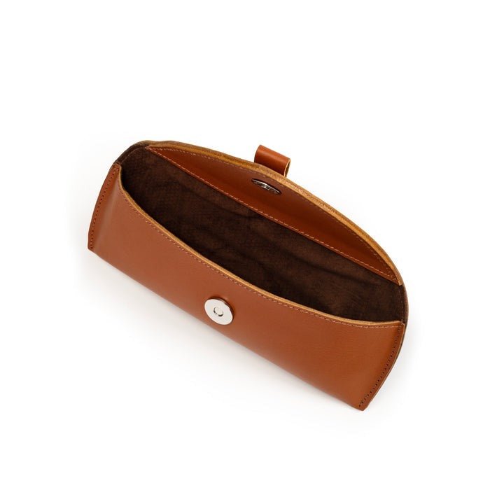 Tan Leather Sunglasses Case - Che Cose Belle