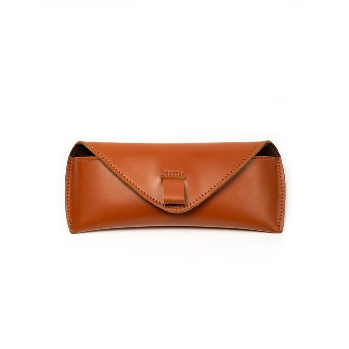 Tan Leather Sunglasses Case - Che Cose Belle